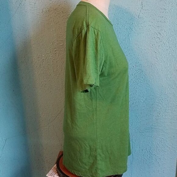 Keep Calm & Chive On Tee T Shirt Green Top Adult Size Small - Picture 3 of 9